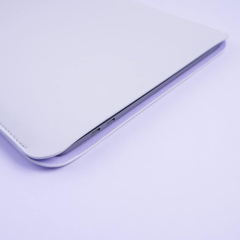 Benfan Laptop Sleeve 15.3 Inch Compatible with 2024 New 15 MacBook Air A3114 A2941 Color Light Purple - Image 3